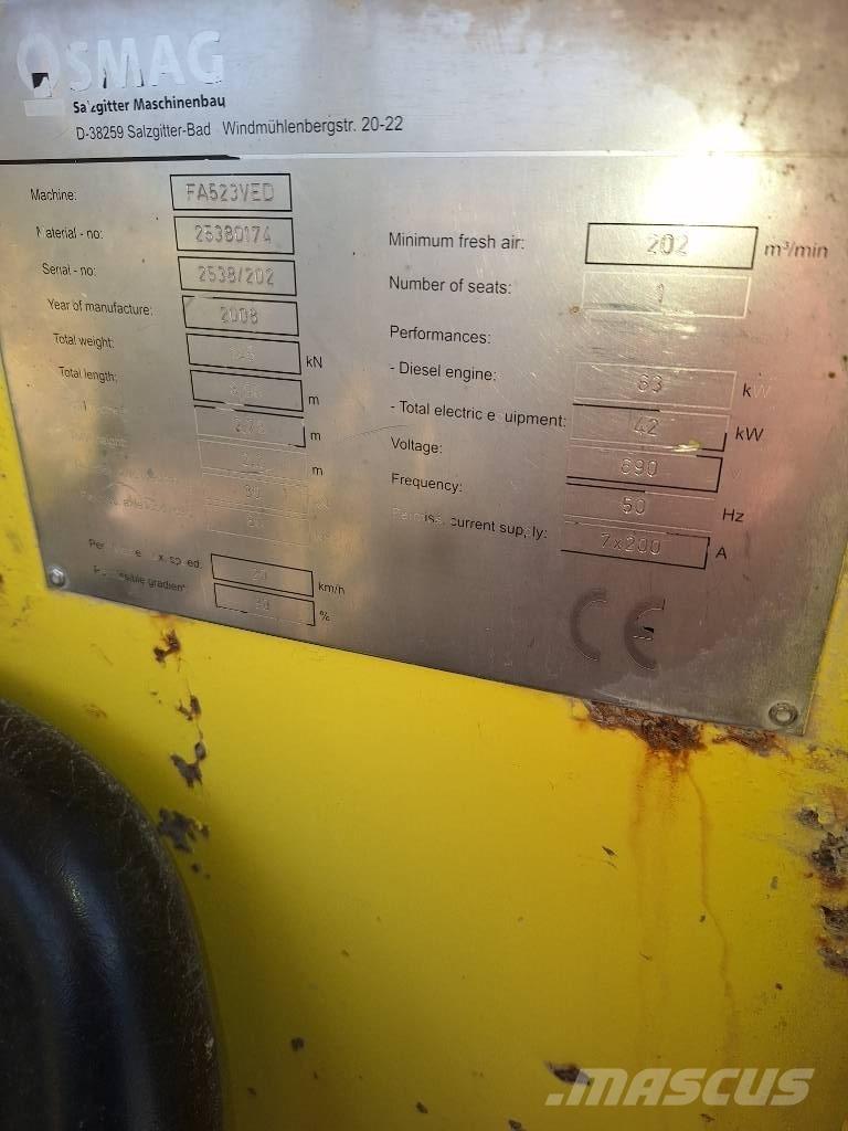 Nordmeyer SMAG FA523 Autre équipement souterrain
