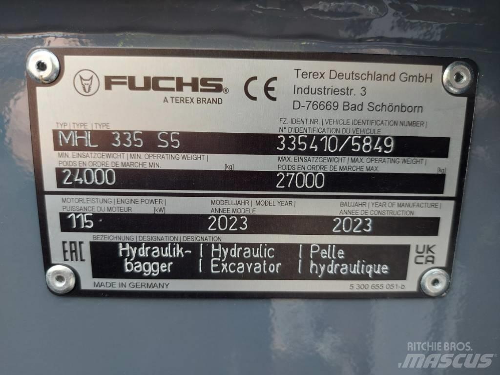 Fuchs MHL335F Pelle à déchets
