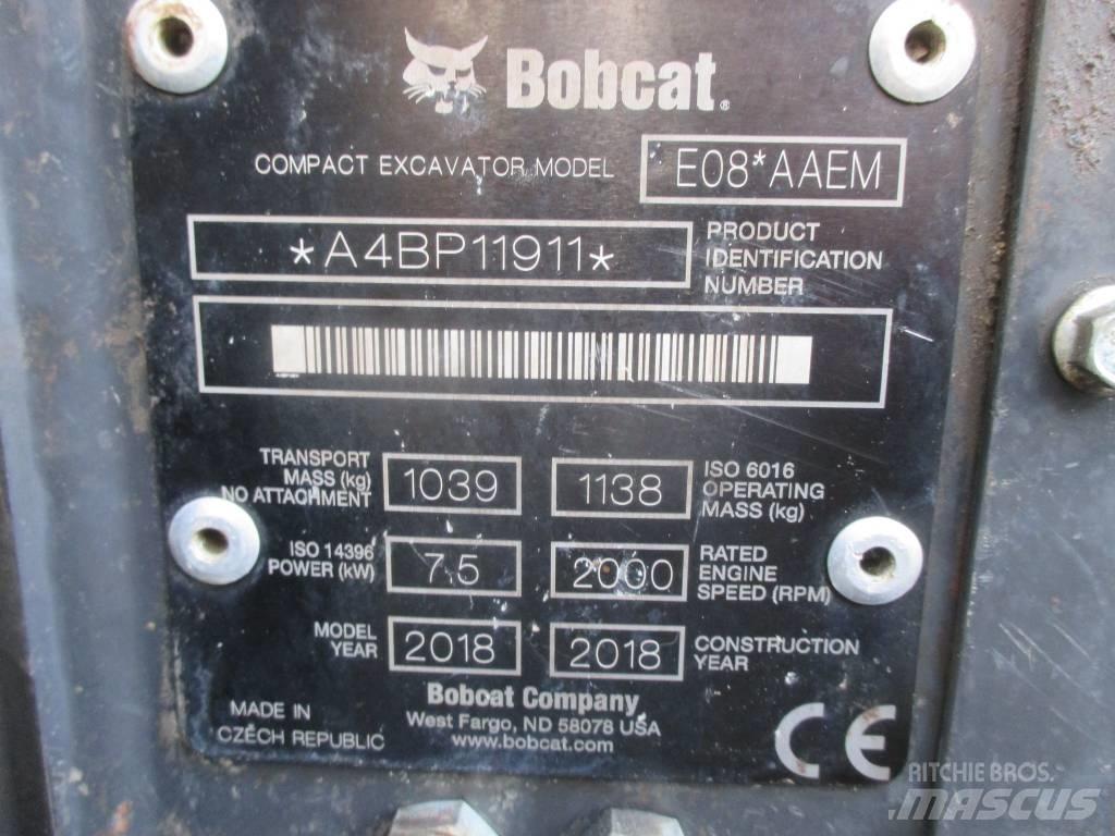 Bobcat E 08 Mini pelle < 7t