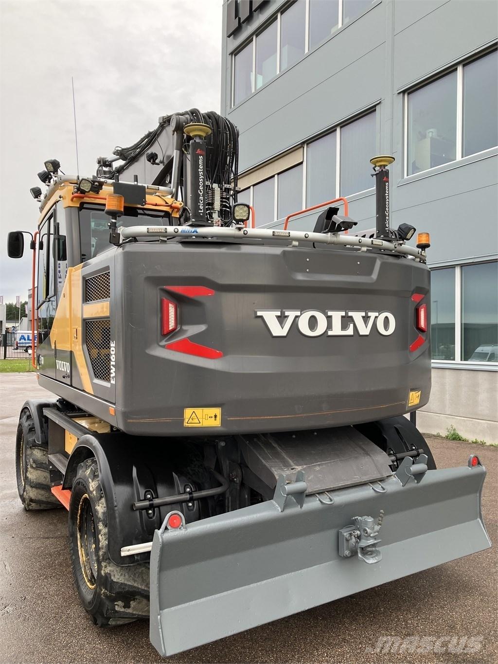Volvo EW 160 E Pelle sur pneus