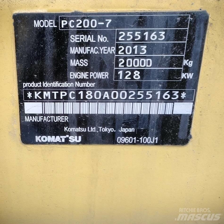 Komatsu pc200-7 Pelle sur chenilles