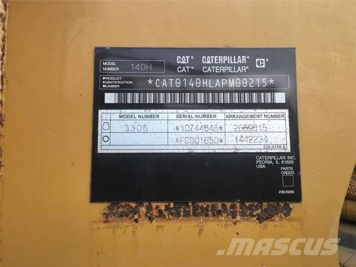 CAT 140 H Niveleuse
