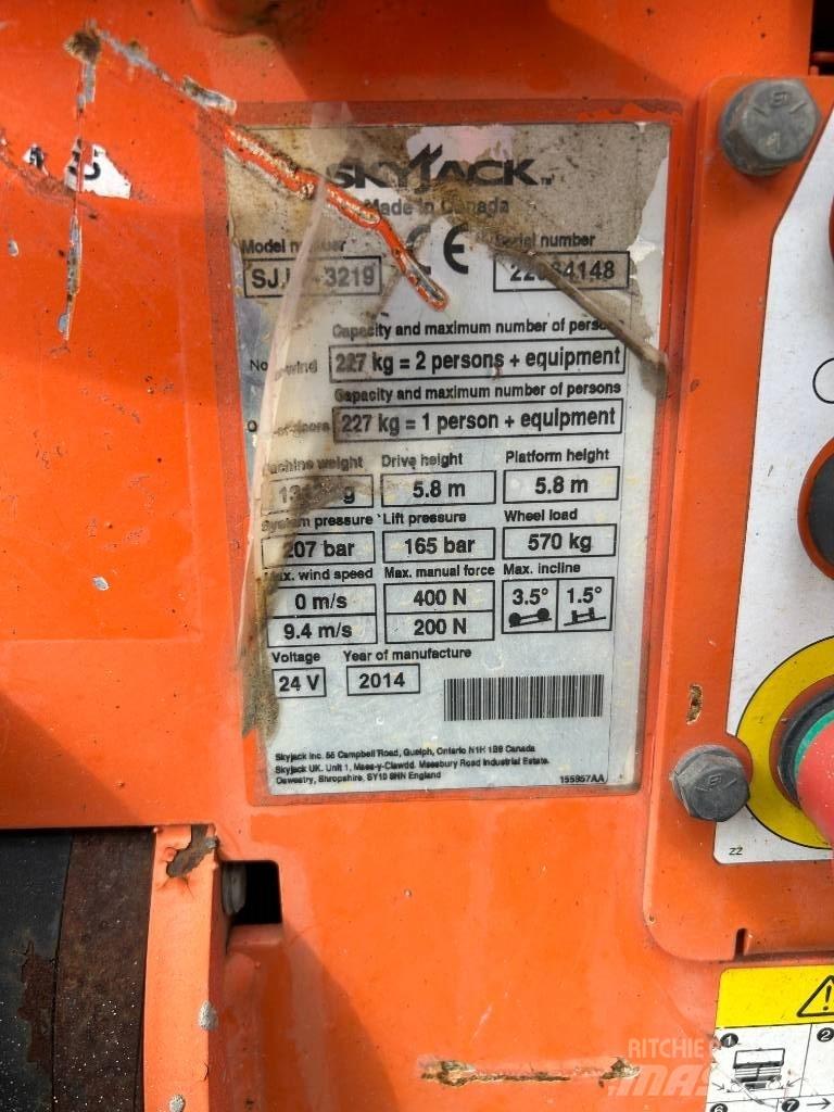 SkyJack SJ III 3219 Nacelle ciseaux
