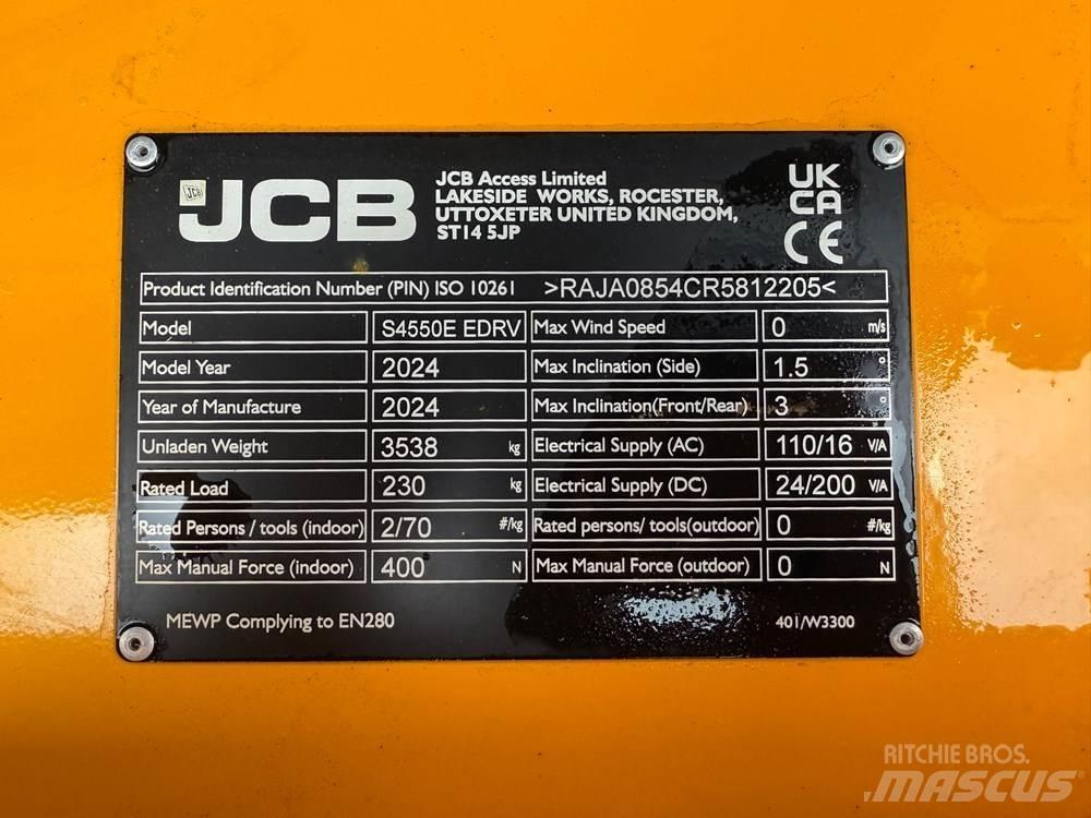 JCB S4550E Nacelle ciseaux