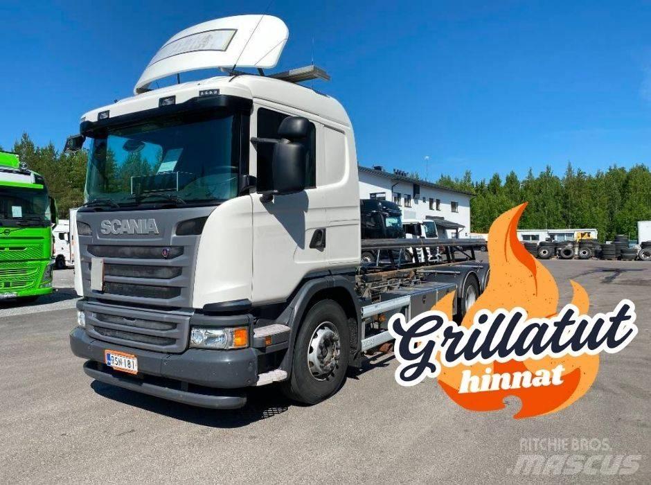 Scania G490 6x2*4 Camion porte container