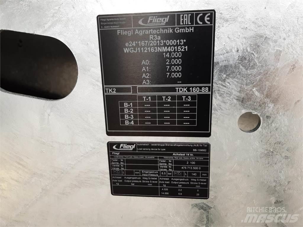 Fliegl TDK 160-88 Remorque benne