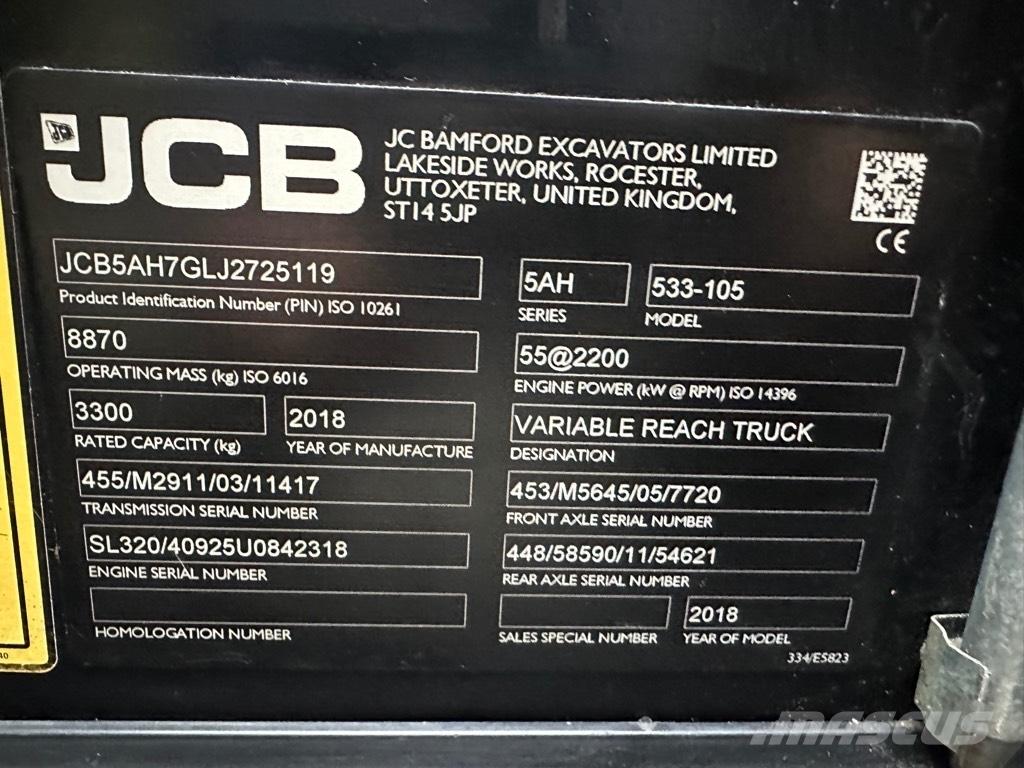 JCB 533-105 Chariot télescopique