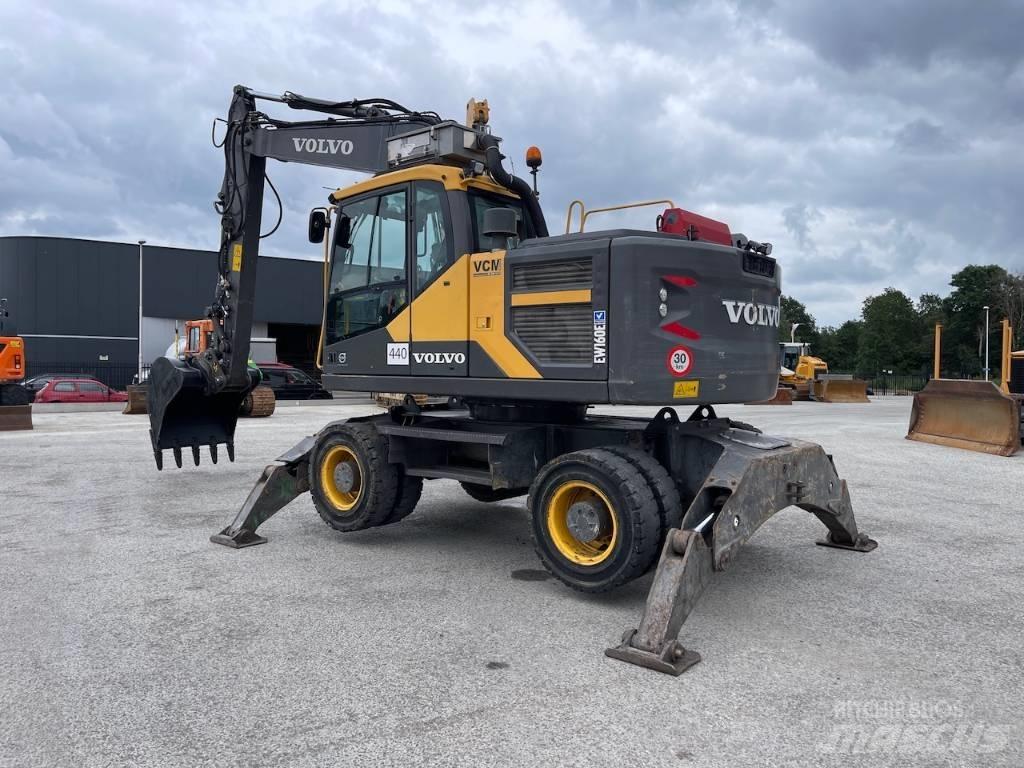 Volvo EW 160 E Pelle sur pneus