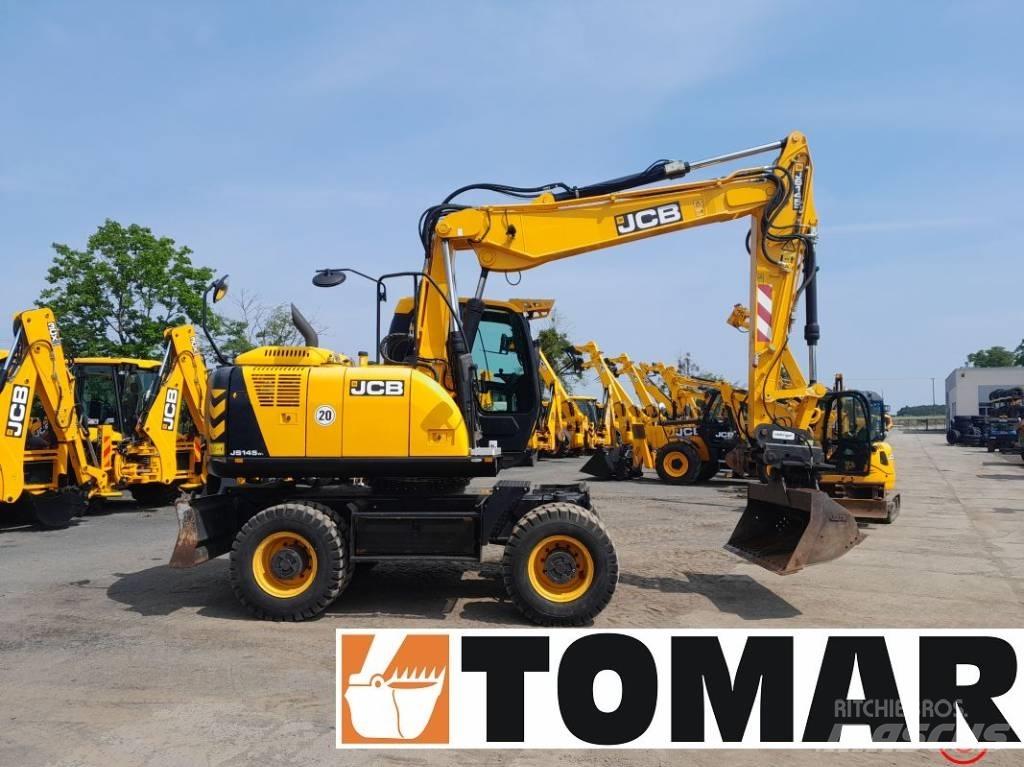 JCB JS 145 W Pelle sur pneus