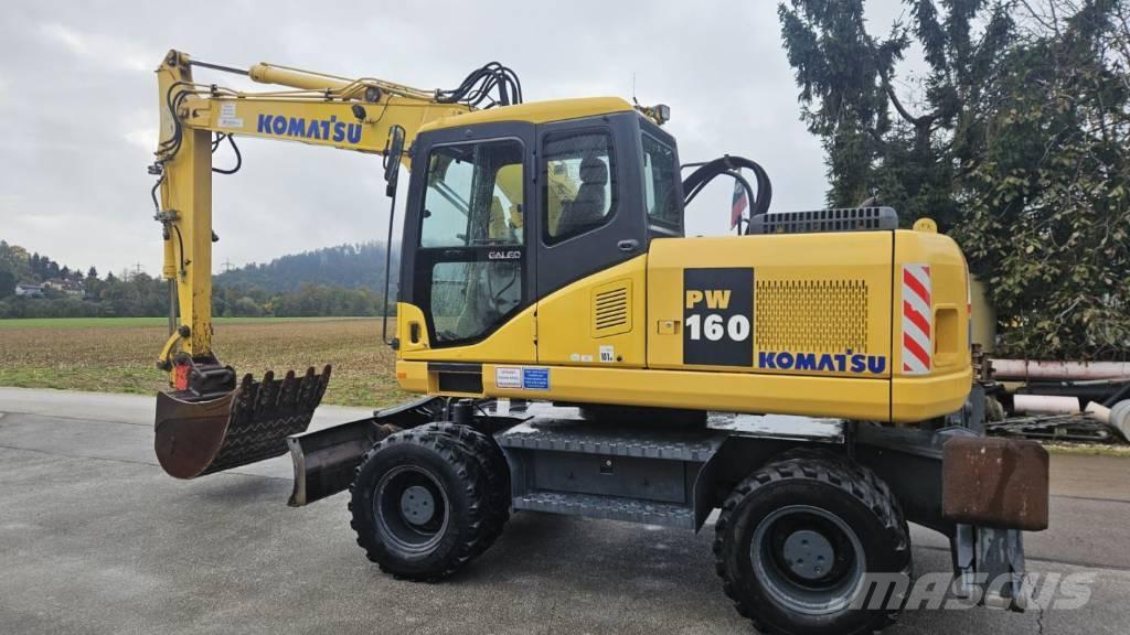 Komatsu PW 160-7K Pelle sur pneus