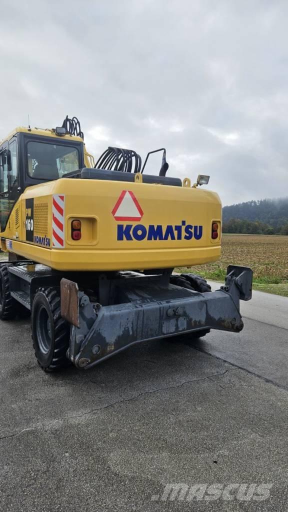 Komatsu PW 160-7K Pelle sur pneus