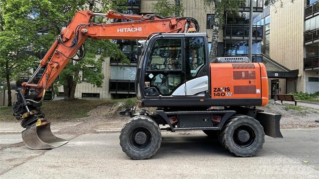 Hitachi ZX140W-5B Pelle sur pneus