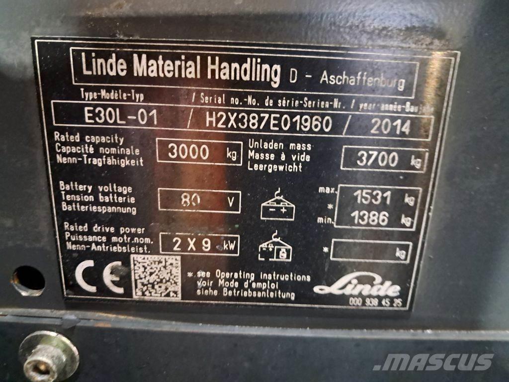 Linde E30L-01 Chariots élévateurs électriques