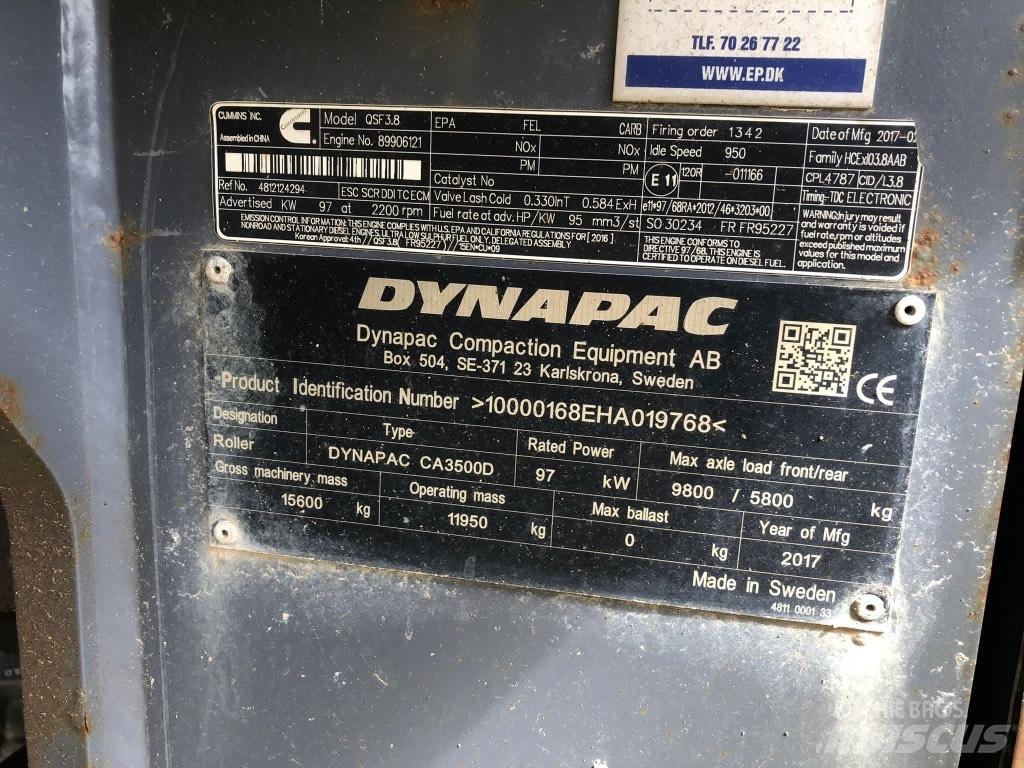 Atlas Copco CA3500 D Rouleaux monocylindre