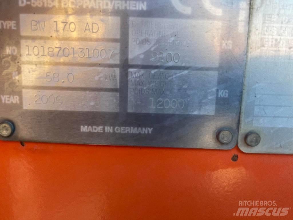 Bomag BW 170 AD Rouleaux tandem