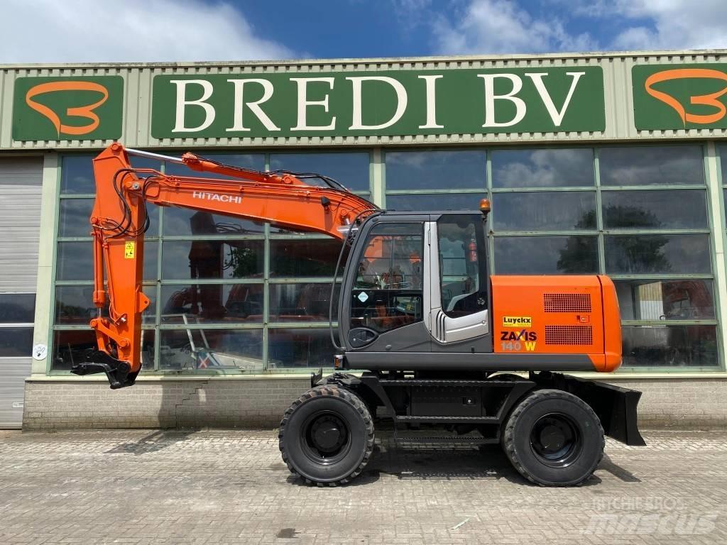 Hitachi ZX 140 W-3 Pelle sur pneus