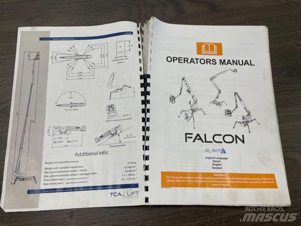 Falcon Spider FS 290 Nacelles télescopiques