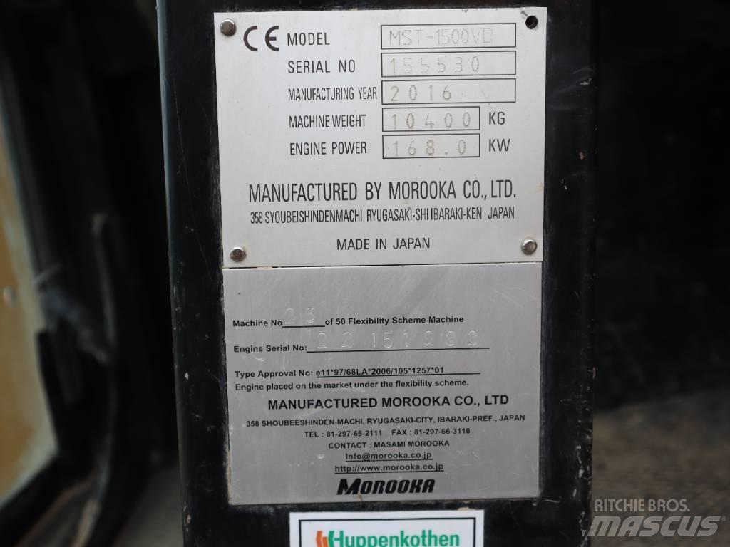 Morooka MST 1500 V D Tombereau sur chenilles