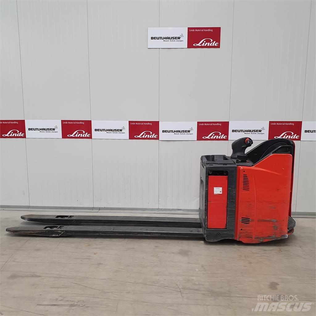 Linde T20SP-lang Transpalette accompagnant