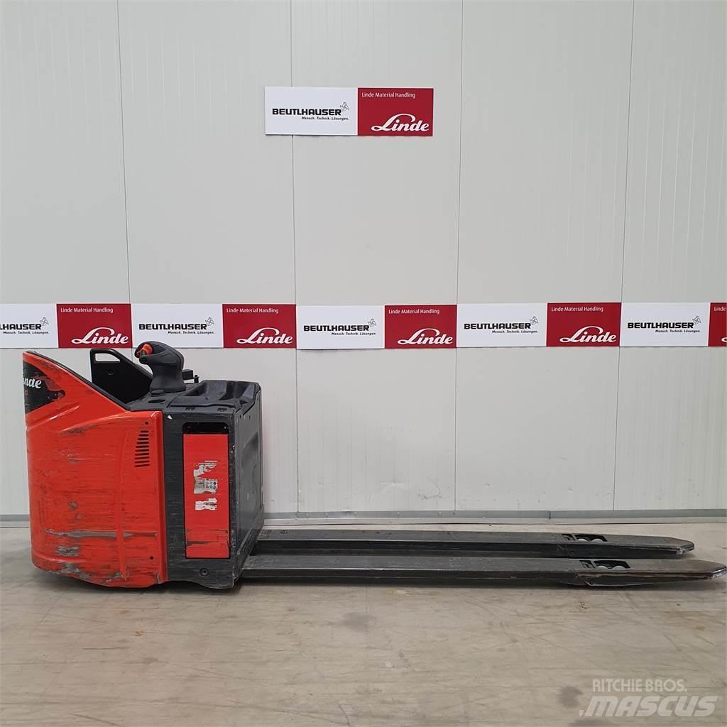Linde T20SP-lang Transpalette accompagnant