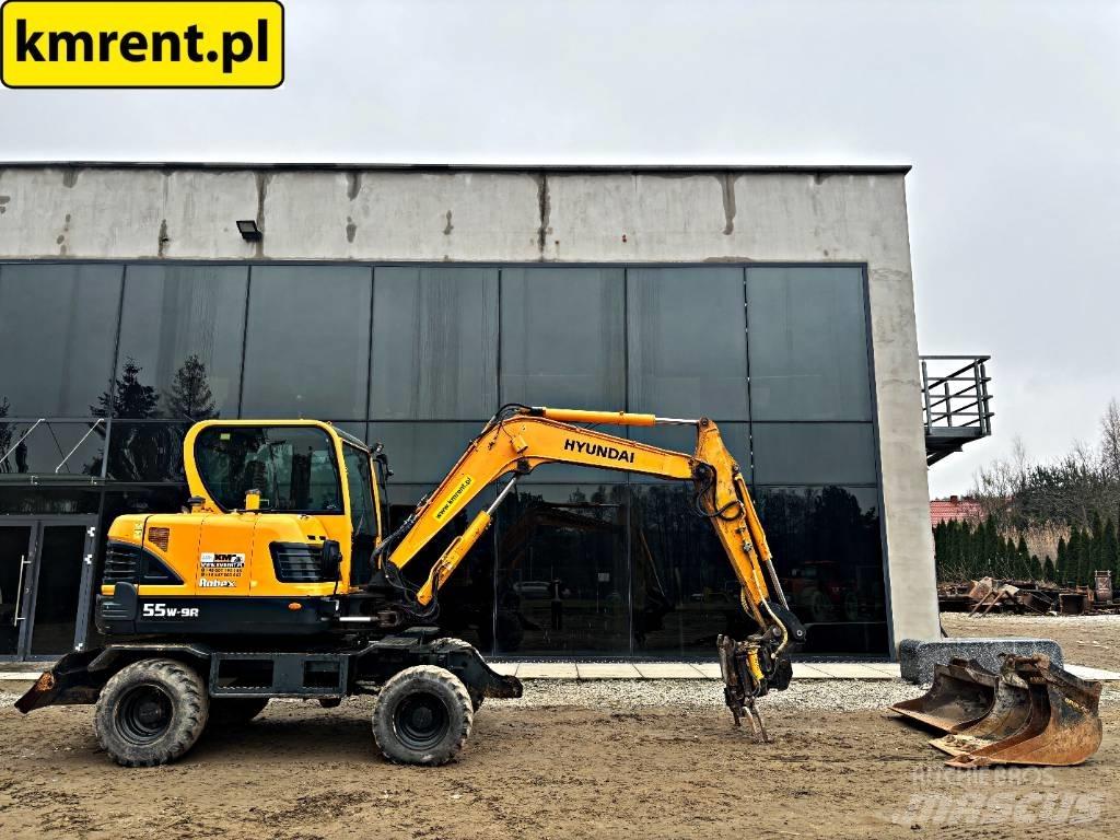 Hyundai Robex 55-9 A Pelle sur pneus