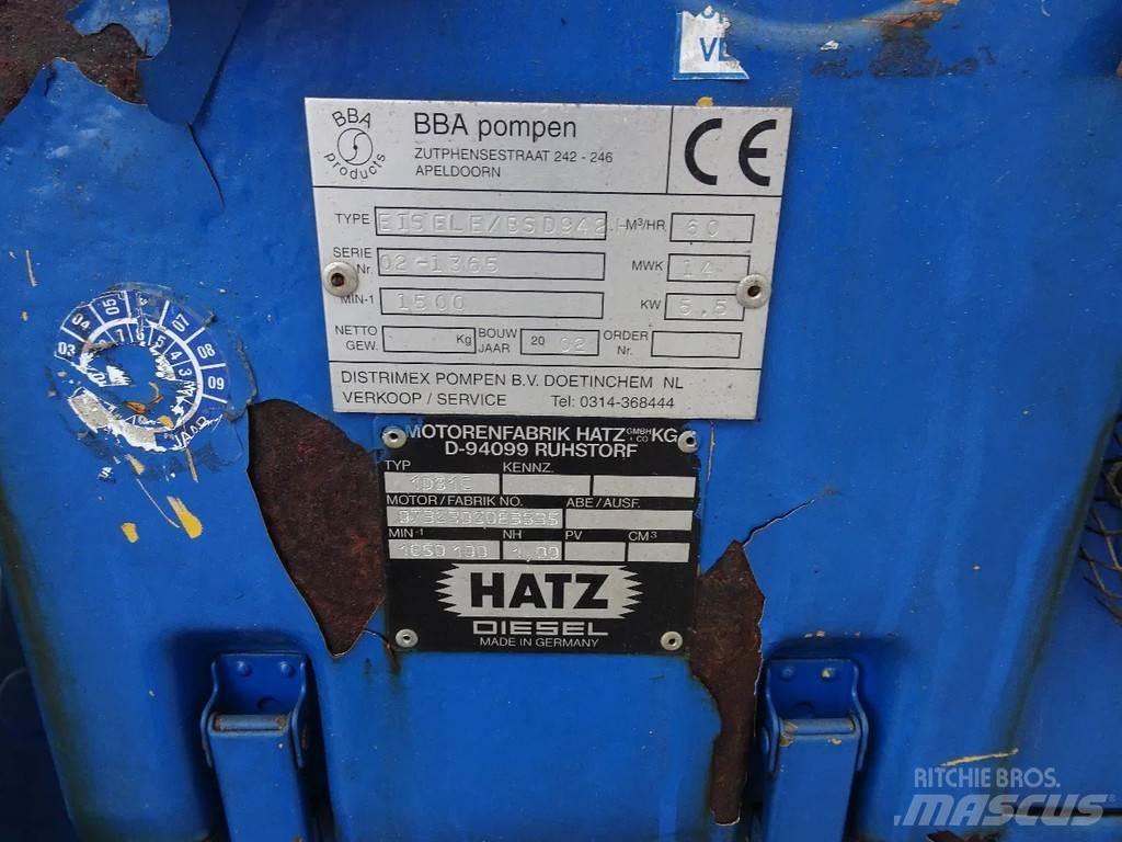 BBA EISELE BSD942H Pompe à eau / Motopompe