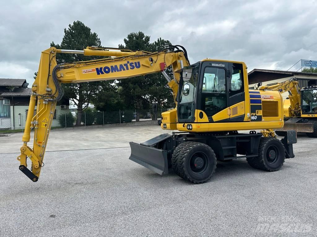 Komatsu PW 160-11EO Pelle sur pneus