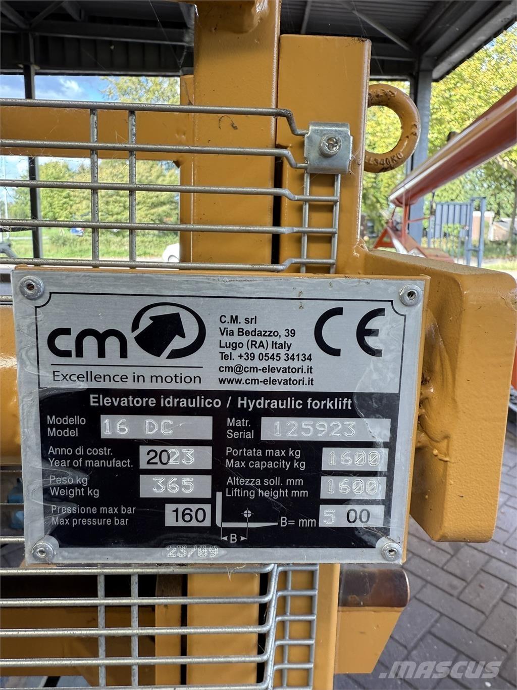 CM 16 DC DUPLEX Autres équipements de chargement et de levage