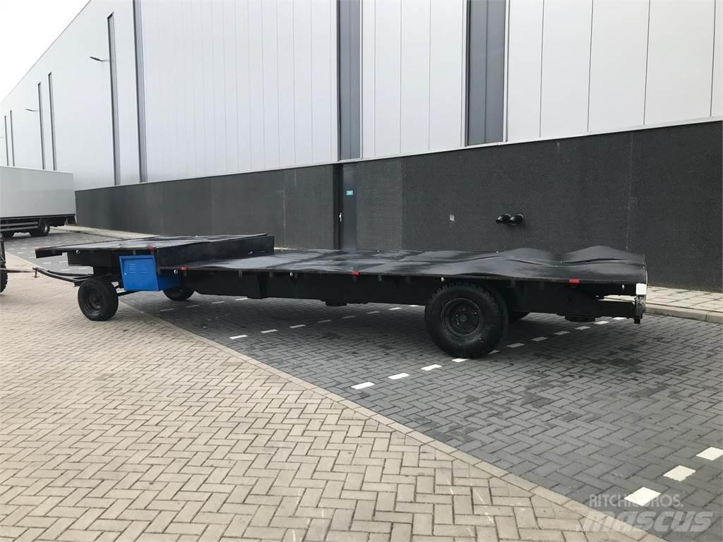  Platte wagen Remorque bétaillère