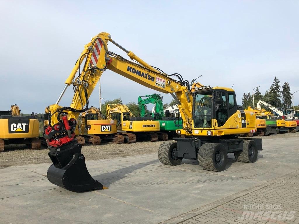 Komatsu PW180-7EO Pelle sur pneus