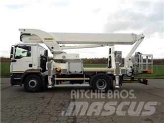 Palfinger P 370 KS Camion nacelle
