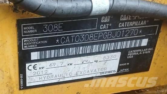 CAT 308 E CR Mini pelle 7t-12t