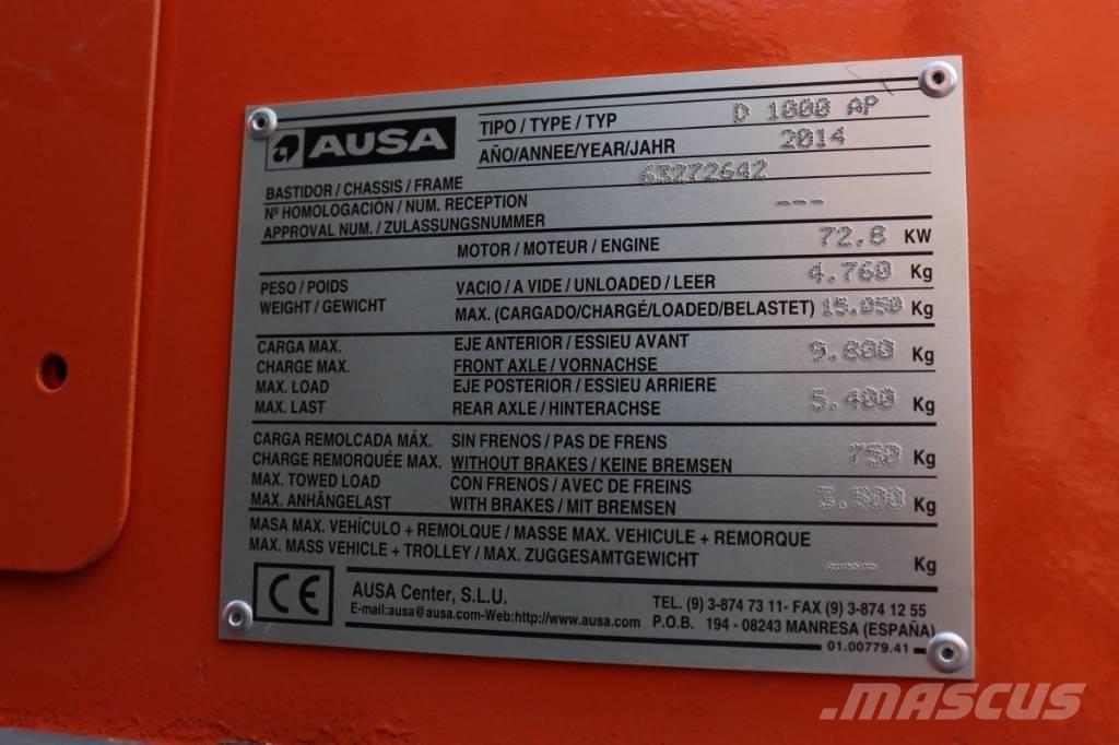 Ausa D 1000 AP Mini tombereau