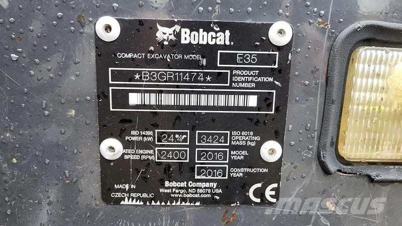 Bobcat E35 - 3500 KG Mini pelle < 7t