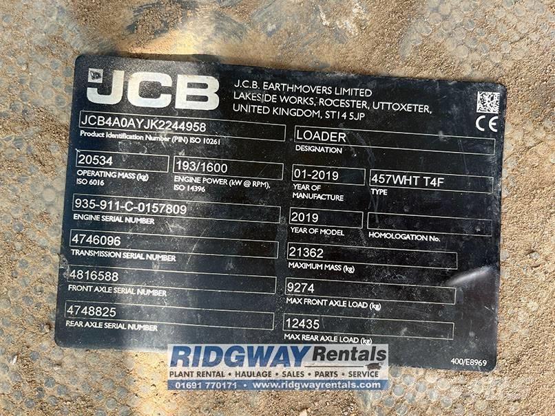 JCB 457 Chargeuse sur pneus