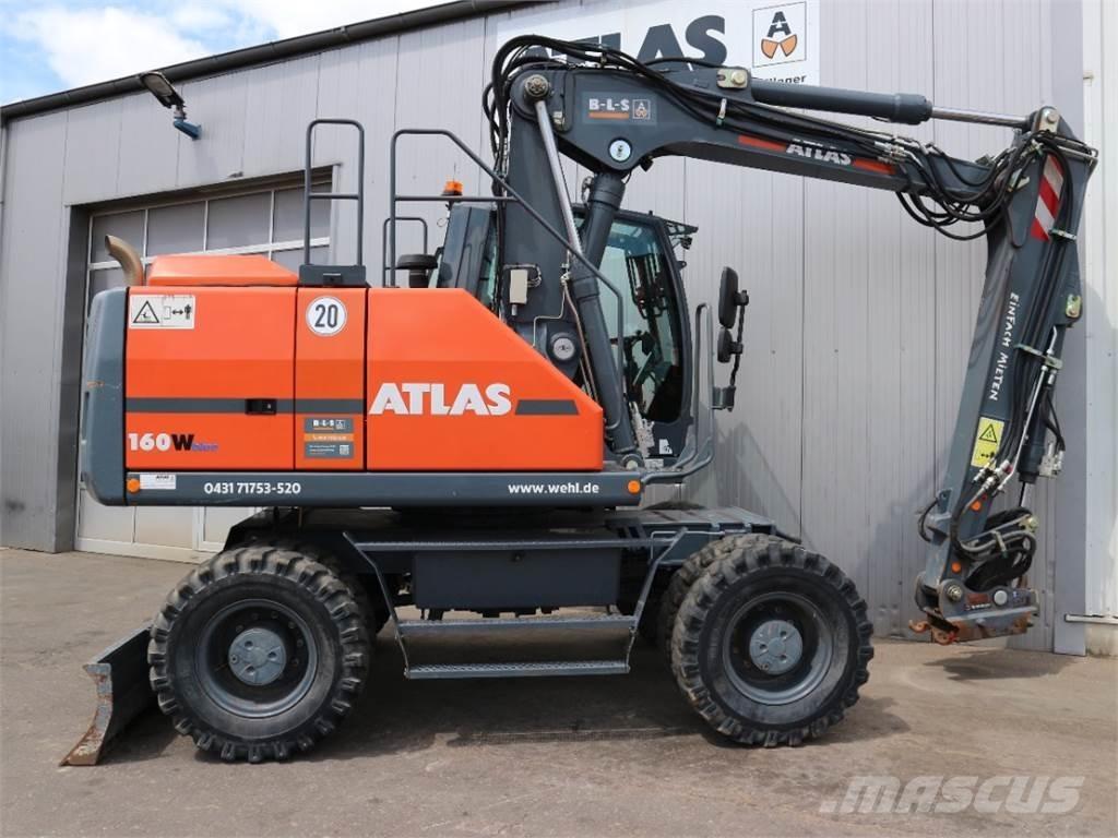 Atlas 160W-BLUE Pelle sur pneus