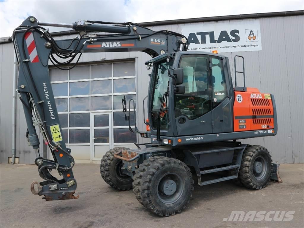 Atlas 160W-BLUE Pelle sur pneus