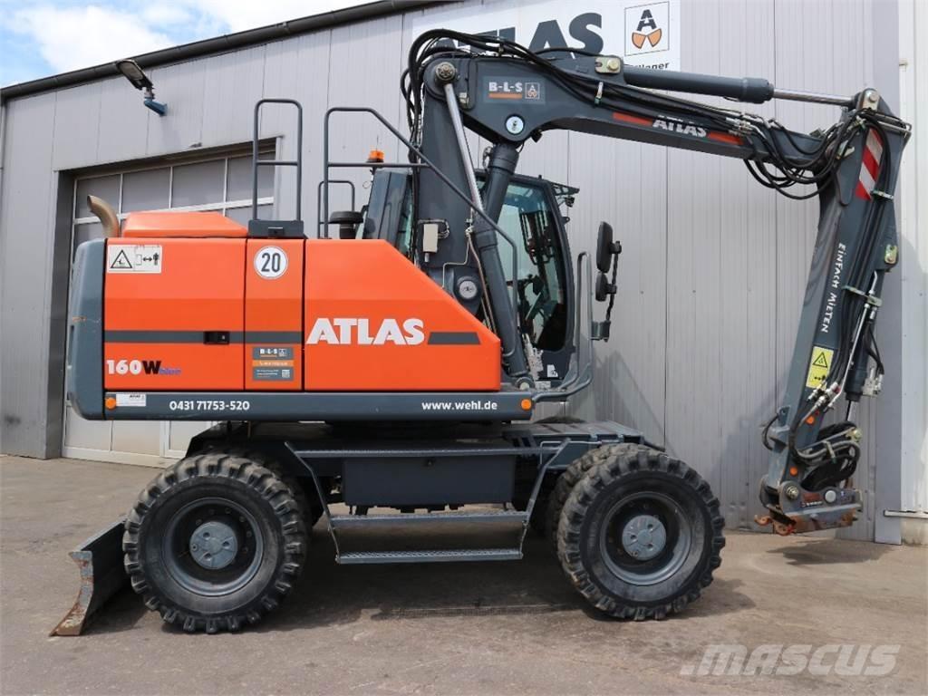 Atlas 160W-BLUE Pelle sur pneus