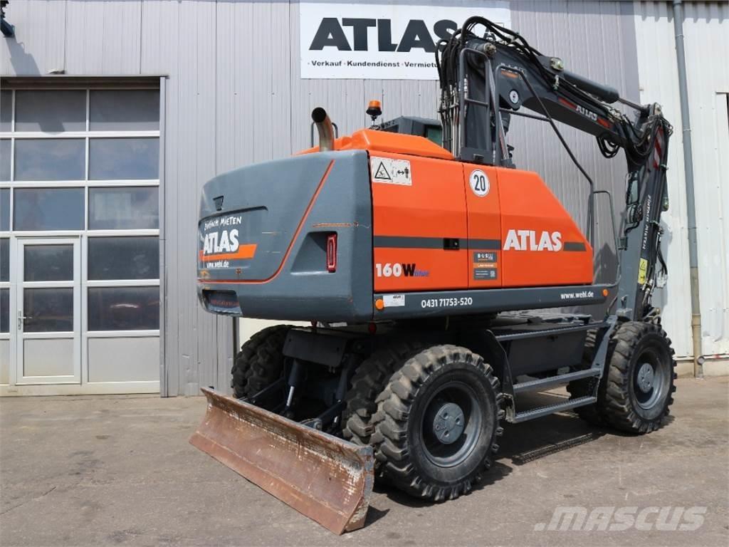 Atlas 160W-BLUE Pelle sur pneus