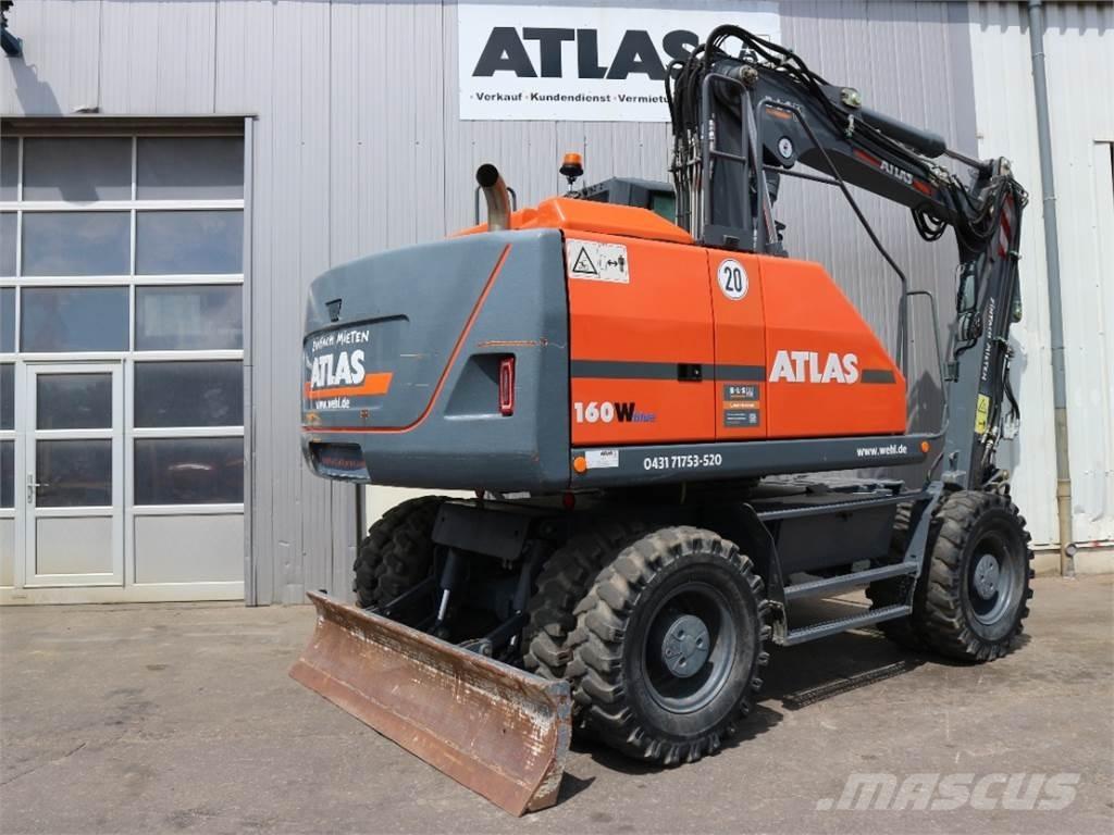 Atlas 160W-BLUE Pelle sur pneus