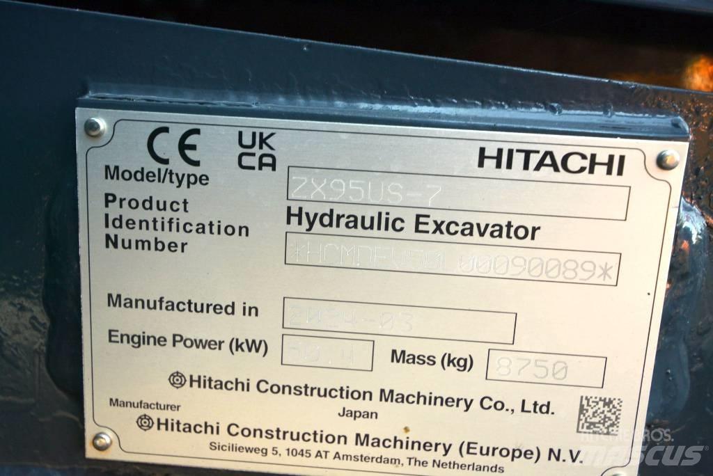 Hitachi ZX 95 US-7 Mini pelle 7t-12t