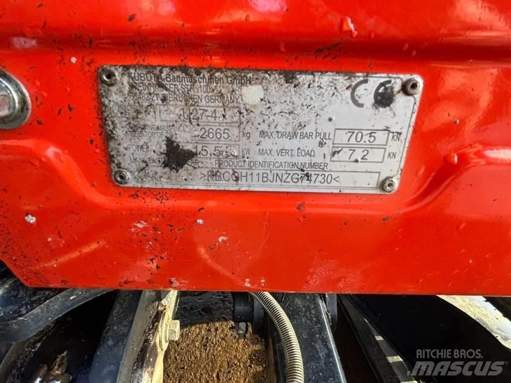 Kubota U 27-4 Mini pelle < 7t