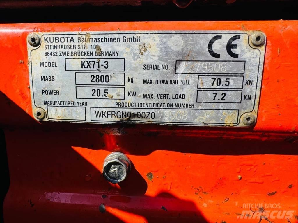 Kubota KX 71-3 Mini pelle < 7t