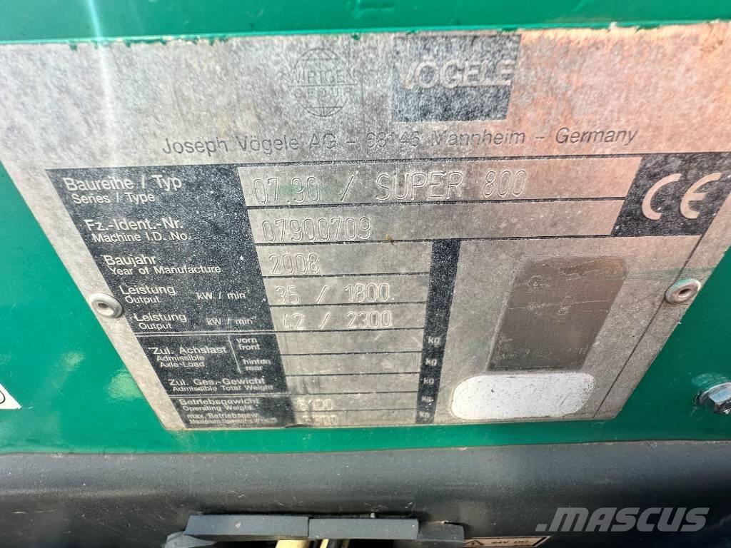 Vögele S 800 Finisseur