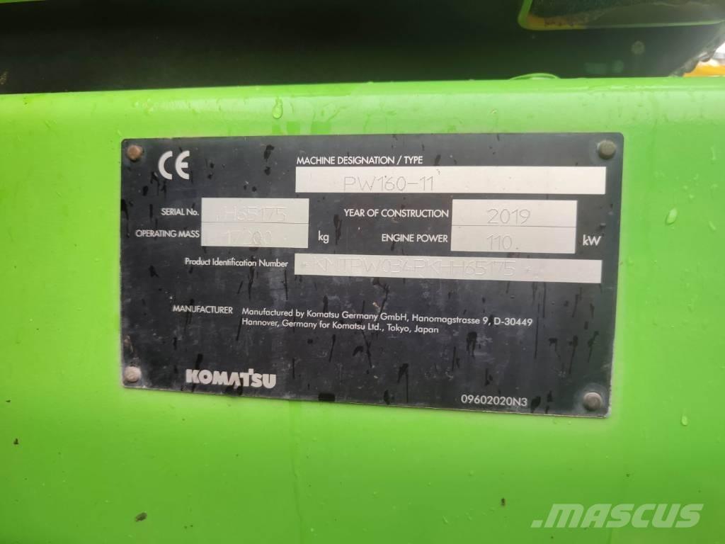 Komatsu PW 160-11 Pelle sur pneus