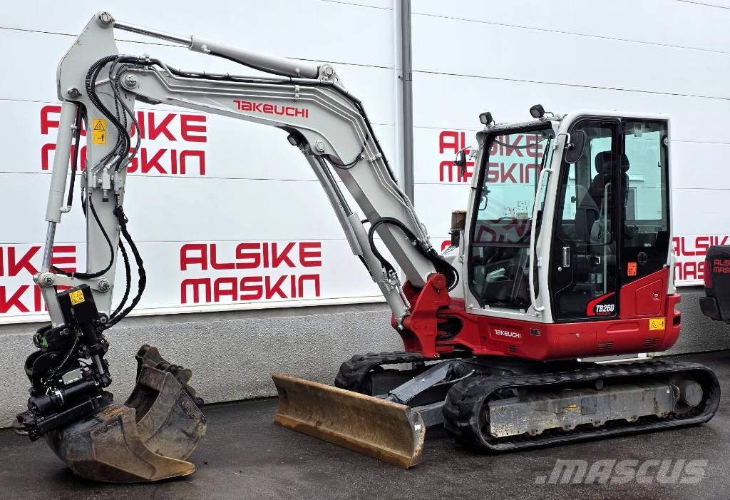 Takeuchi TB 260 Mini pelle < 7t