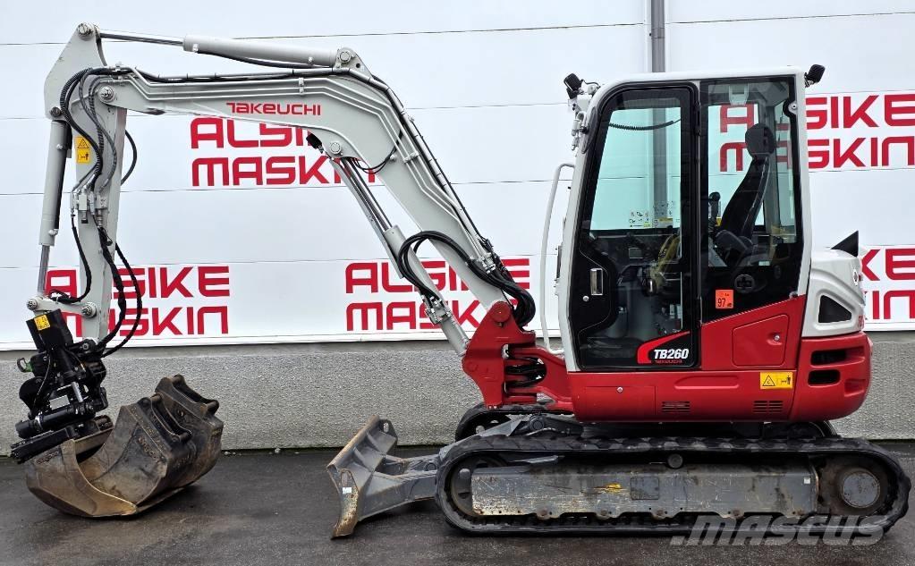 Takeuchi TB 260 Mini pelle < 7t