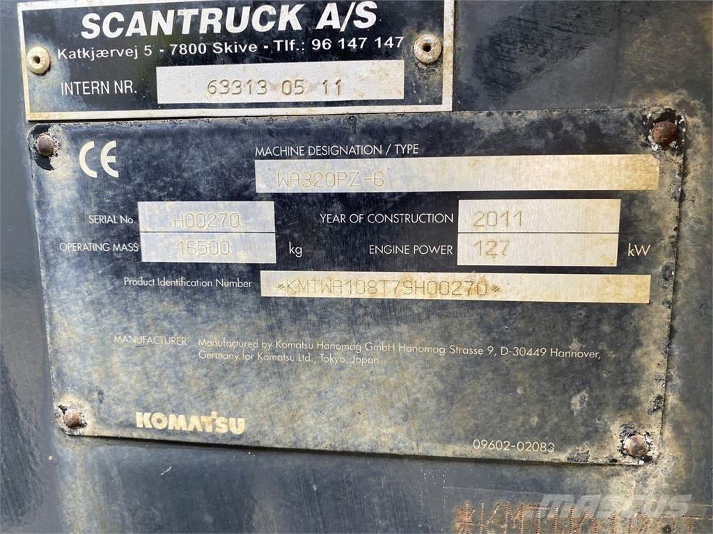 Komatsu WA320PZ-6 Chargeuse sur pneus