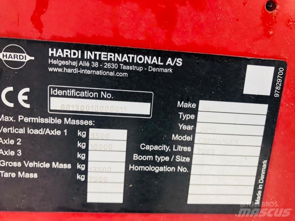 Hardi Commander 7000 Pulvérisateurs traînés