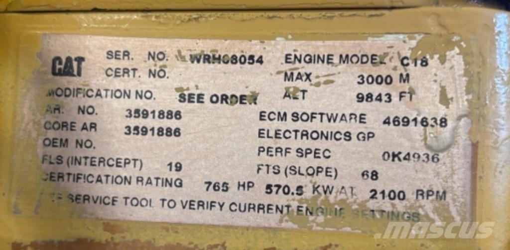 CAT C 18 Construction - Autres